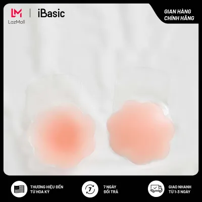 [MUA 1 TẶNG 1] Miếng dán ngực iBasic silicone 10cm PK091