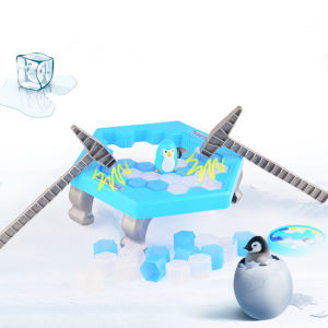 Kids Save Penguin Ice Block Breaker Trap Toys Funny Parent Children Kids Table Game Kids Adult Toy Stress Reliever Adult Toys