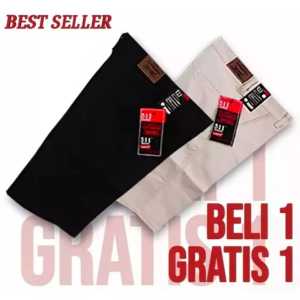 BELI 1 GRATIS 1 CELANA CHINO PENDEK PRIA DEWASA TERLARIS / CELANA CHINOS PENDEK PRIA / BINTANG CINOS