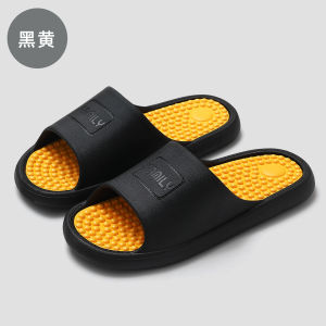 [Free Shipping] MenS Summer Slippers Simple Design Thick Sole Non-Slip Suitable For Home And Bathroom Use With Massage Granules On The Soles And Can Be Worn Outdoors