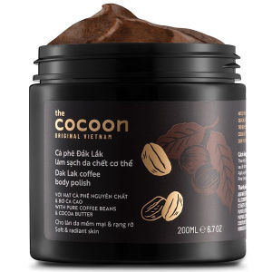 Tẩy da chết cơ thể cà phê Đắk Lắk Cocoon cho làn da mềm mại và rạng rỡ 200ml