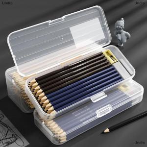 [COD] Undis Fashion Pencil Cases Simple Matte Transparent Box High-capacity Storage Box Data Cable Sorting Box School Office Supplies