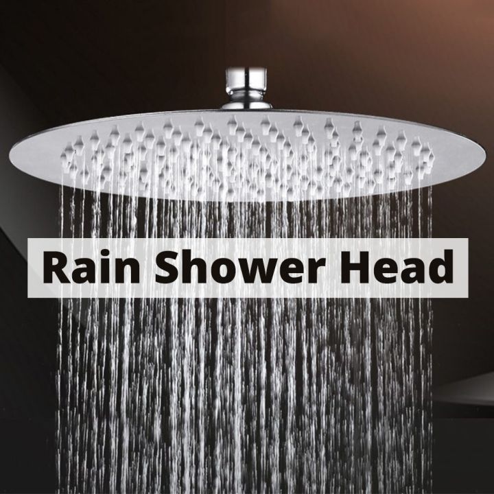 {SG} Rainfall Shower Head Stainless Steel Ultrathin / Waterfall Shower