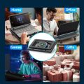 Llano Laptop Cooling Pad Equipped USB Powered Cooler Turbo-Fan Rapid Cooling Gaming Laptop With Adjustable Brackets Suit for the 13-21 inch Laptop. 