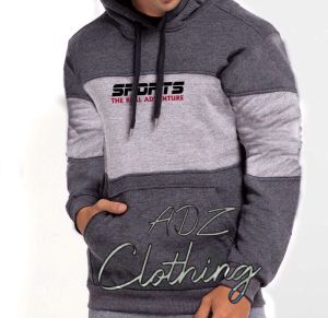 Jaket Hoodie Jumper Outdoor Pull Over SPORTS ADVENTURE Bahan kain Flecee Warna Abu-Abu Misty Tua Kombinasi Abu Misty Muda Ready Size S/M/L/XL/XXL
