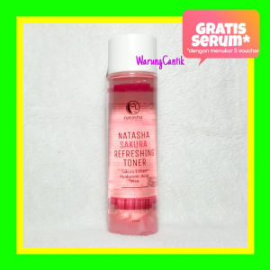 SAKURAREFRESHTONER Natasha Skin Care Sakura Refreshing Toner 100 ml by dr Fredi Setyawan Original Penyegar Cherry Blossom Toner