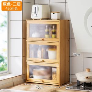 Kitchen Storage Rack Kithchen Sideboards Cabinet For Kitchen Sideboards & Buffets Sideboards Cabinet Kitchen Cabinet Storage Dustproof Household 客厅厨柜