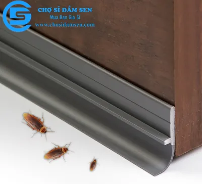 Ron chặn khe hở đa năng Nẹp dán chân cửa chống côn trùng phù hợp mọi loại cửa G267-Xopchancua-dep90