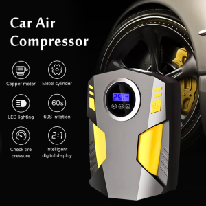 BERGARANSI OTOHEROES Inflator Pompa kompresor angin Ban mobil motor Portable LCD Display YD-787