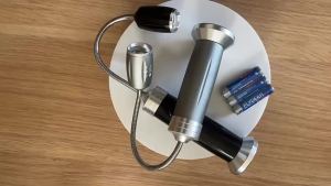 AEBBQ Đèn nướng thịt LED Đèn pin zoom có thể sạc lại với nam châm mạnh ở đuôi thích hợp cho việc bảo dưỡng ô tô và chiếu sáng công việc.