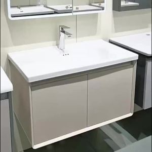 AUREO Space Aluminum Bathroom Cabinet With Side Cabinets Washbasin Combination Bathroom Washbasin Wash Integrated Ceramic