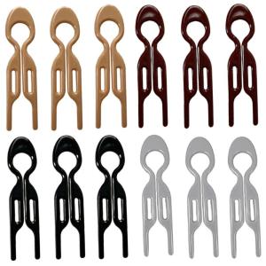 ปิ่นปักผมบิดพลาสติกไร้รอยต่อกิ๊บเหน็บผมมวยฝรั่งเศสผู้หญิงหญิงสาวเป็นของขวัญเครื่องประดับผมสำหรับผมประเภทต่างๆใช้ในชีวิตประจำวัน