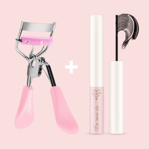 Long-lasting Mascara + Eyelash Curler Set Long Thick Curling Eyelash Extension Waterproof Mascara