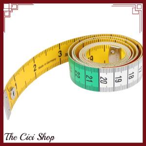 [The Cici Shop] 60in สายวัดขนาด150ซม. เครื่องมือตัดเย็บเทปแบนเครื่องมือวัดขนาดตัว