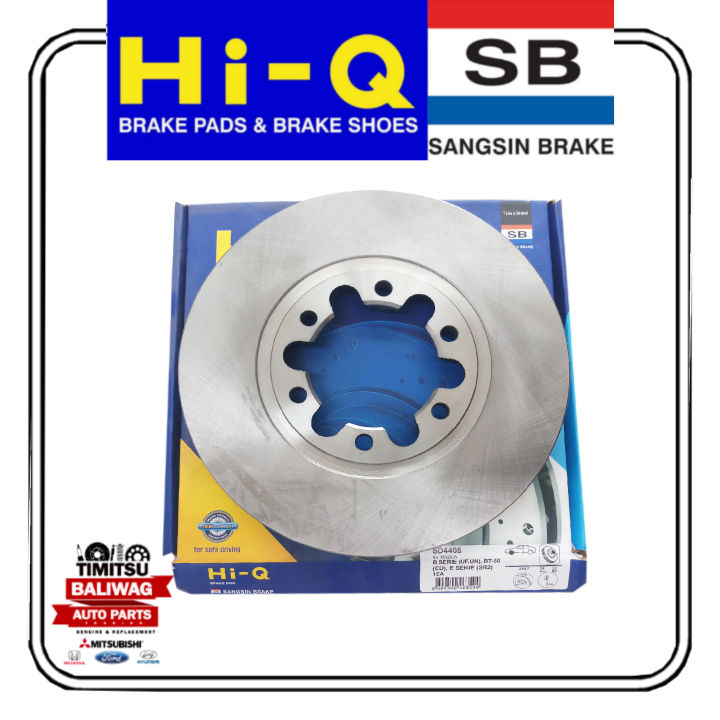 Ford Ranger Disk Solid ROTOR DISC FRONT FORD RANGER 1994-2004 PART NO: SD4408 HI-Q | Lazada PH