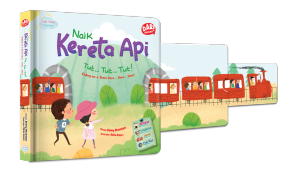 DAR Mizan - Buku Anak Bilingual Naik Kereta Api - Cerita Anak Seri Twin Explorer Boardbook - Mizan