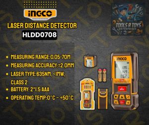 INGCO LASER DISTANCE DETECTOR | HLDD0708 | TOOLS R TOYS | ING-POWERTOOLS