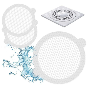10pcs Anti-blocking Screen Disposables Floor Drain Sticker Hair Catcher Drain Stopper Cover Kitchen Bathroom Tool