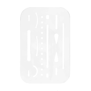 Erasing Shield Craft Stencils Drafting Tool Easy to Use Drawing Template Shield for Artist