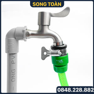Đầu Nối Nhanh Siết Cổ Dê Đầu Nối Vòi Nước Không Ren Siết Ống 16 - 20mm