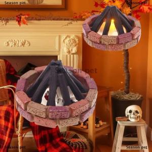 [COD] Season pet บ้านตุ๊กตาขนาดเล็กไฟแอลอีดีสำหรับตั้งแคมป์ตกแต่งฉากของเล่นของตกแต่งบ้านตุ๊กตา1:12