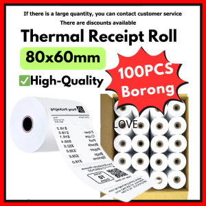 80x60 (100 Rolls/Box) / Receipt Cash Register Paper