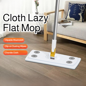 [Paper Clip Mop] Household Paper Clip Mop with Electrostatic Dust Removal System Disposable Wet Mop Lazy Hands-Free Wholesale