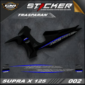 STRIPING HONDA SUPRA X 125 2008-2018 VARIASI-STRIPING HONDA SUPRA X 125 2008-2018 TRANSPARAN UV  - KODE SPX-UV - MTB