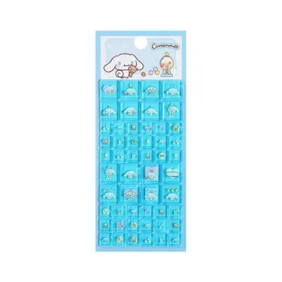 TONYOOG ป้องกันน้ำ ซานริโอ สติ๊กเกอร์สี่เหลี่ยม 3D สามมิติ คุโรมิ เมโลดี้ ซินนามอนโรล รูปลอกเพชร น่ารัก ตกแต่ง DIY สติ๊กเกอร์เฮลโลคิตตี้ โทรศัพท์ แล็ปท็อป กระเป๋าเดินทาง ของตกแต่ง