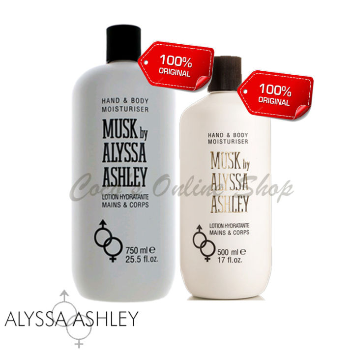 Original Musk by Alyssa Ashley Lotion 500ml / 750mL Hand and Body