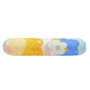 [NaJUAN] Washed Cotton Bolster Case Floral/Cartoon Printed Bolster Cover 20x100cm Skin-friendly Breathable Material