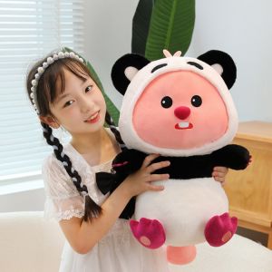 Gấu bông Loopy Gấu Trúc lông mịn Gấu bông Hải Ly Cosplay Gấu Dâu Lotso Gấu Trúc Panda cao cấp mẫu mới