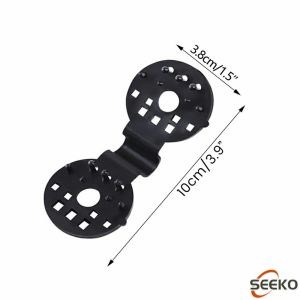 Seeko 10pcs Shade Cloth Plastic Clips Round Plastic Black Clips for Sun Shade Net/Anti Bird Netting Shade Fabric Accessories