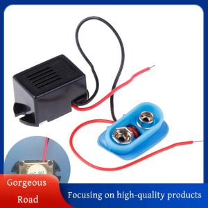 [Gorgeous] Hot Sale Mechanical buzzer 9V with lead vibrating buzzer 22x16x14mm with battery holder