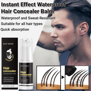 Instant Effect Waterproof Hair Concealer Balm White Hair Shadow Root Cover Up Hairline Filling Powder - Lasts 10 Days