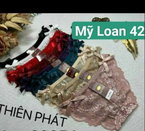 Bộ 5 quần lót nữ nơ hoa ren mềm mại cao cấp mã 30054- My Loan 42