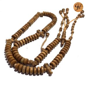 Tasbih kayu langka DEWANDARU 100 % Asli Alami Model pipih roda
