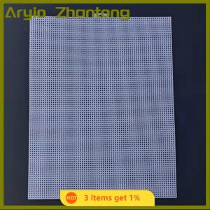 Aryio Tấm nhựa 14 đếm nhựa lưới vải nhựa Cross Stitch vải mắt lưới cho thêu DIY Thủ công mỹ nghệ Đan
