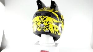 Studyset IN stock 1 Pair Punk Style Decorative Stylish Horns for Motorcycle Helmets