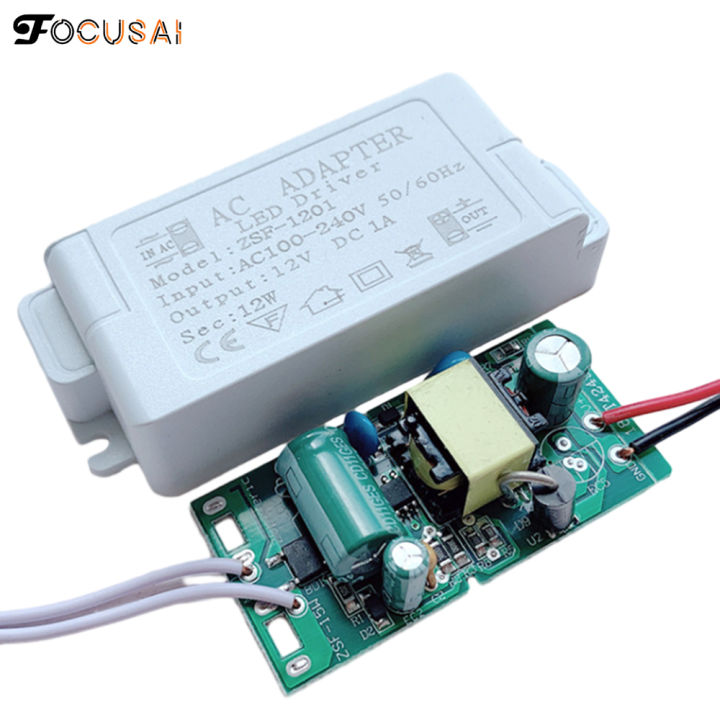 FocusAi LED Driver 100-240V to 12V Transformer Low Voltage Power Supply ...