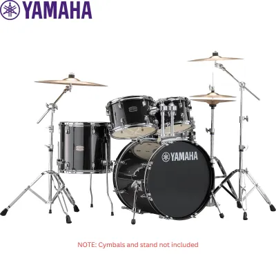 Yamaha Rydeen RDP0F5 5-Piece Acoustic Drum Set Black Glitter