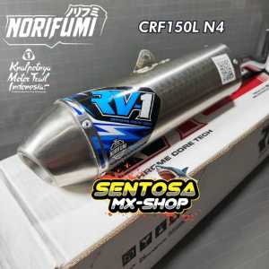 [ NORIFUMI ORIGINAL ] KNALPOT RACING / EXHAUST RV1 N4 & GRIDZ MOTOR KLX 150 / D-TRACKER / CRF 150 L