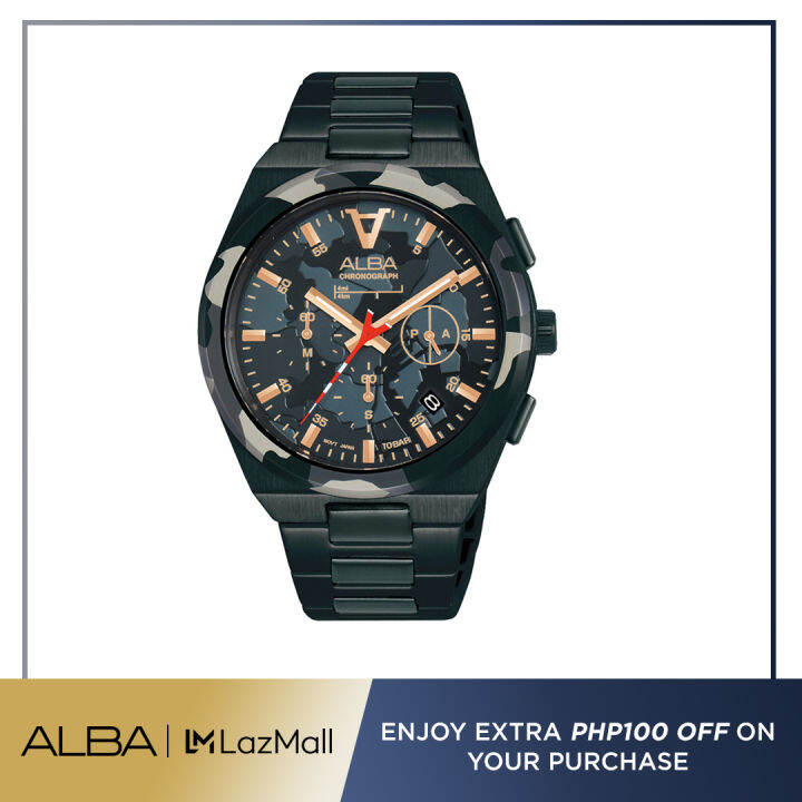 Alba water resist discount 10 bar chronograph