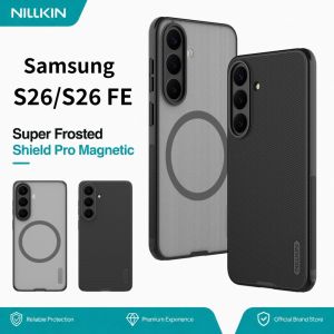 NILLKIN Magnetic Case For Samsung Galaxy S26 FE TPU + PC Hard Back Cover Raised Edge Frosted CA4002