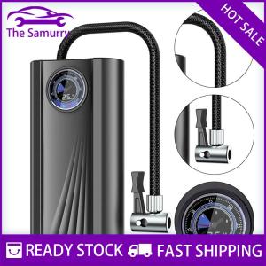 Samurry ✨Hot Sale✨ ที่สูบลมยางรถยนต์ขนาดเล็ก12V มีความแม่นยำสูงปั๊มสูบลมอิเล็กทรอนิกส์แบบสูบลมได้อย่างรวดเร็วสำหรับรถจักรยานยนต์รถยนต์จักรยาน
