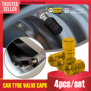 4pcs Car Accessories Tyre Cover Wheels Tire Valve Air Dust Caps / Penutup Tayar Angin Kereta