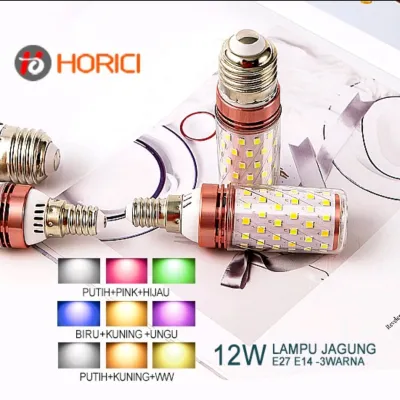 Lampu Led Bohlam Jagung 12W 16W 3 Warna Putih Kuning Natural E27