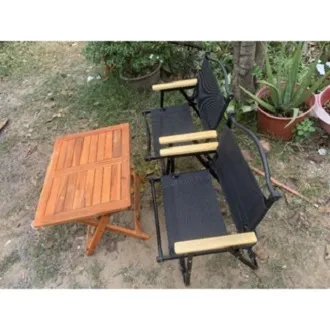 Ghế xếp Camping du lịch dã ngoại ( 2 ghế + 1 bàn đủ loại)