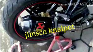 Knalpot Akrapovic GP Lorenzo selencer only Vixion R15 GSX CBR 150R Sonic Fu bison MX dll sok 50 mm