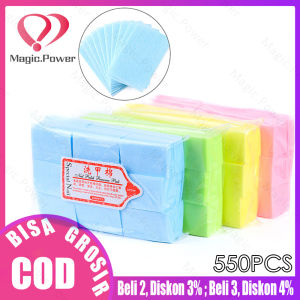 550Pcs Kapas Nail Art Kapas Pembersih Kutek Kapas Premium Untuk Menghapus Kutek Gel Polish